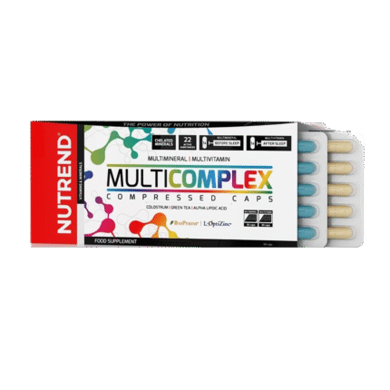 عبوة NUTREND MULTICOMPLEX COMPRESSED CAPS – مكمل متعدد الفيتامينات والمعادن