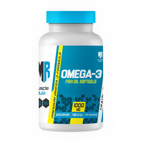 عبوة Muscle Rulz OMEGA-3 1000mg – مكمل زيت السمك