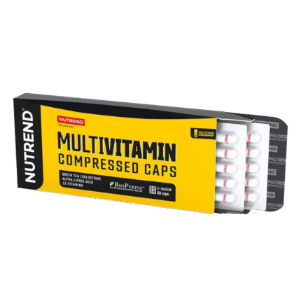 عبوة Nutrend Multivitamin Compressed Caps – مكمل غذائي لدعم المناعة والطاقة