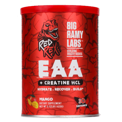عبوة Red Rex EAA + Creatine HCL – مكمل لتعزيز الأداء والاستشفاء