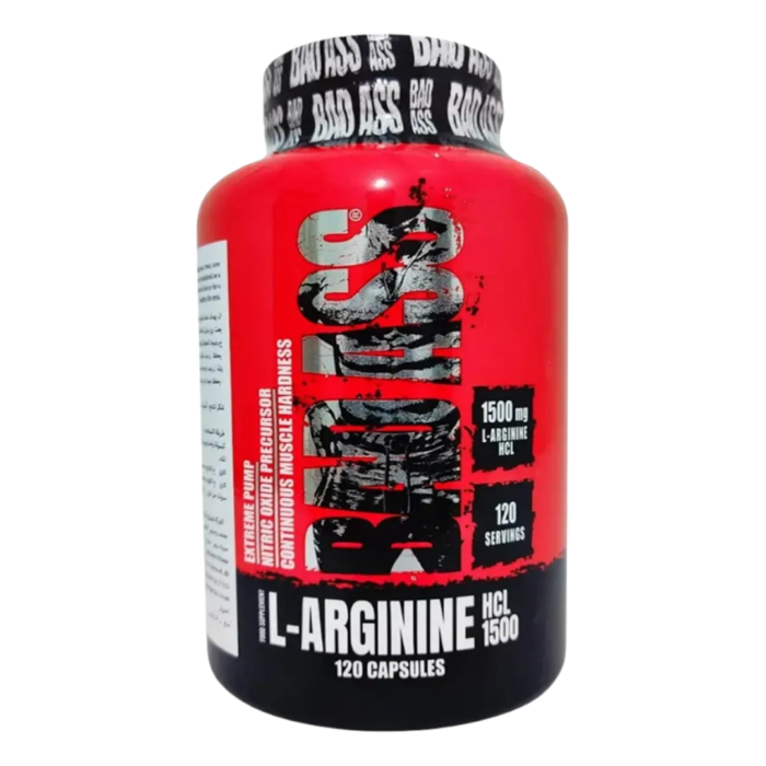 عبوة Bad Ass L-Arginine HCL 1500 – 120 Capsules