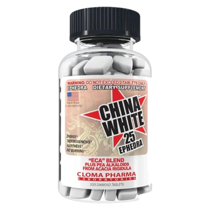 CHINA WHITE 25MG EPHEDRA – مكمل حرق الدهون والطاقة