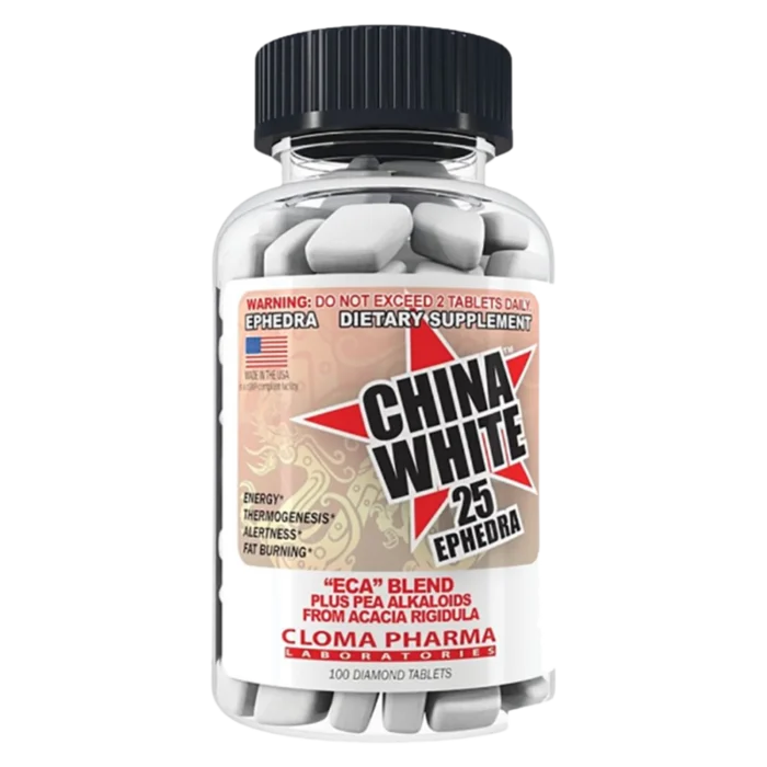 CHINA WHITE 25MG EPHEDRA – مكمل حرق الدهون والطاقة