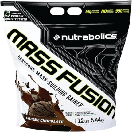 Nutrabolics Mass Fusion Gainer 5.44KG - مكمل لزيادة الوزن والكتلة العضلية