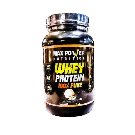 عبوة Max Power Whey Protein بنكهة آيس كريم الفانيليا