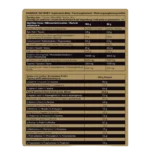 Anabolic Iso Whey Nutrition Facts
