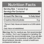 Creatine Max Power Nutrition Facts