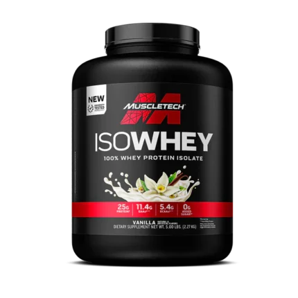 علبة Muscletech Nitro Tech 100% ISO Whey مكمل بروتين واي معزول