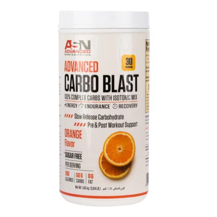 علبة ADVANCED CARBO BLAST Orange 1.65kg مكمل كربوهيدرات معقدة