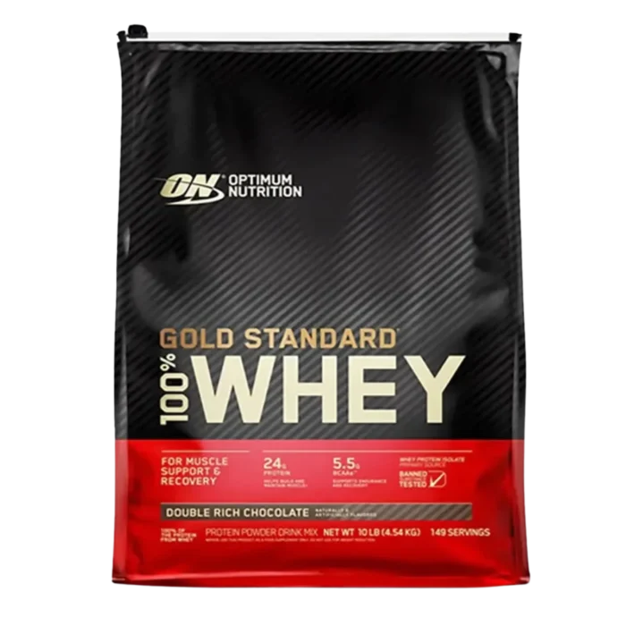 عبوة 4.6 كجم من Optimum Nutrition Gold Standard Whey