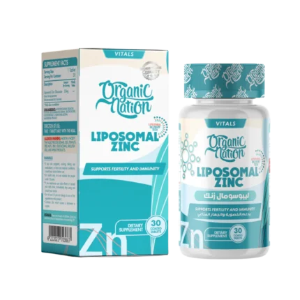 عبوة مكمل ليبوزومال D3+K2 من Organic Nation – 30 كبسولة