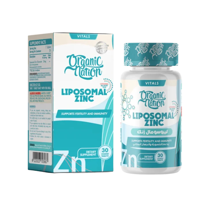 عبوة مكمل ليبوزومال D3+K2 من Organic Nation – 30 كبسولة
