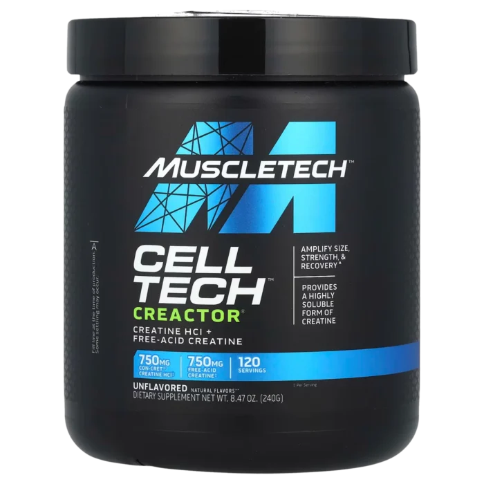 عبوة MuscleTech Cell-Tech Creactor كرياتين 120 حصة
