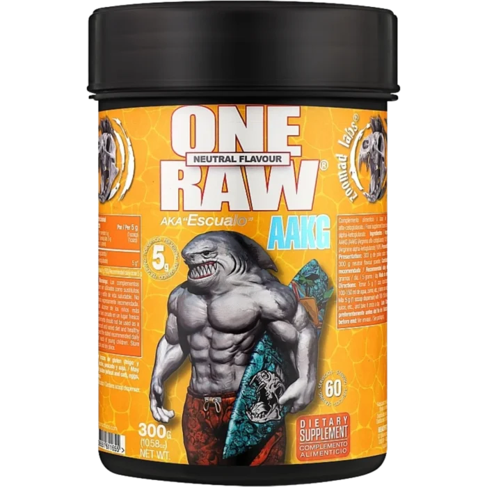 عبوة ONE RAW AAKG الصفراء بوزن 300 جم