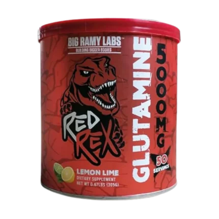 عبوة جلوتامين RED REX بنكهة الليمون من Big Ramy Labs