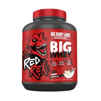 عبوة RED REX BIG WHEY بروتين بنكهة فانيليا