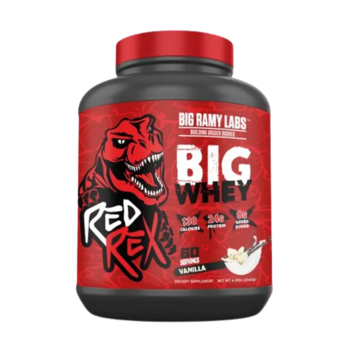 عبوة RED REX BIG WHEY بروتين بنكهة فانيليا