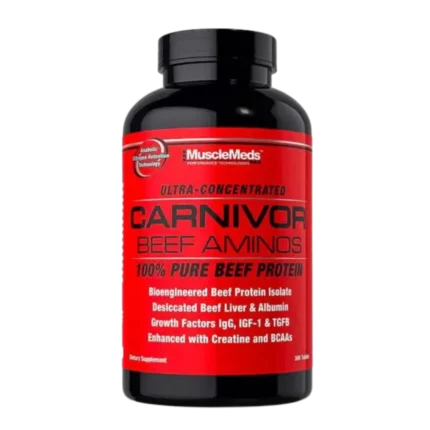عبوة Carnivor Beef Aminos – 100% بروتين لحم بقري من MuscleMeds