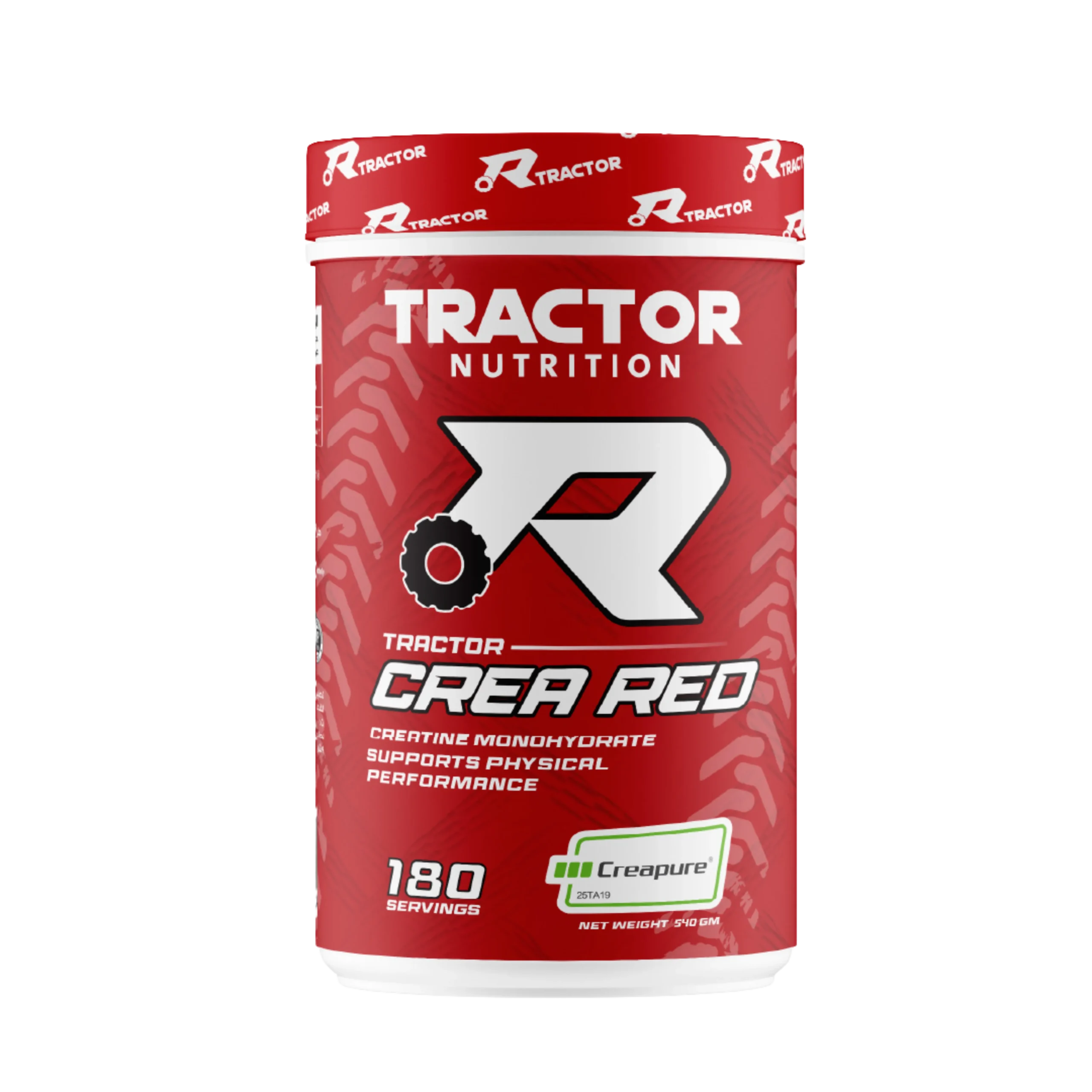مكمل كرياتين نقي من Tractor Nutrition – Creapure® Tractor Nutrition Crea Red – 540g – 180 Servings – Creapure®