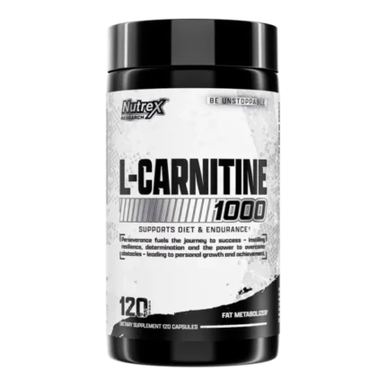 عبوة Nutrex L-Carnitine 1000 تحتوي على 120 كبسولة