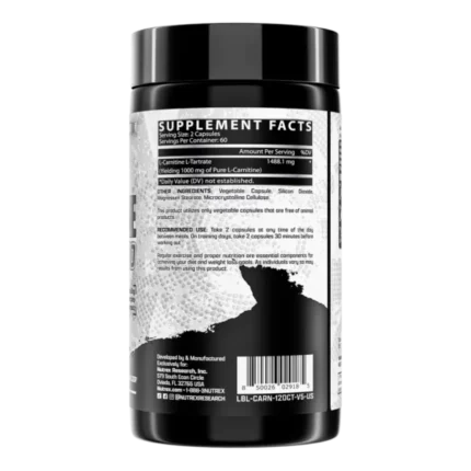 عبوة Nutrex L-Carnitine 1000 تحتوي على 120 كبسولة