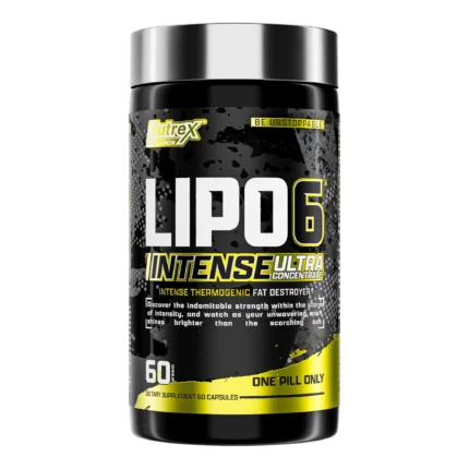 عبوة Nutrex Lipo-6 Intense Ultra Concentrate تحتوي على 60 كبسولة