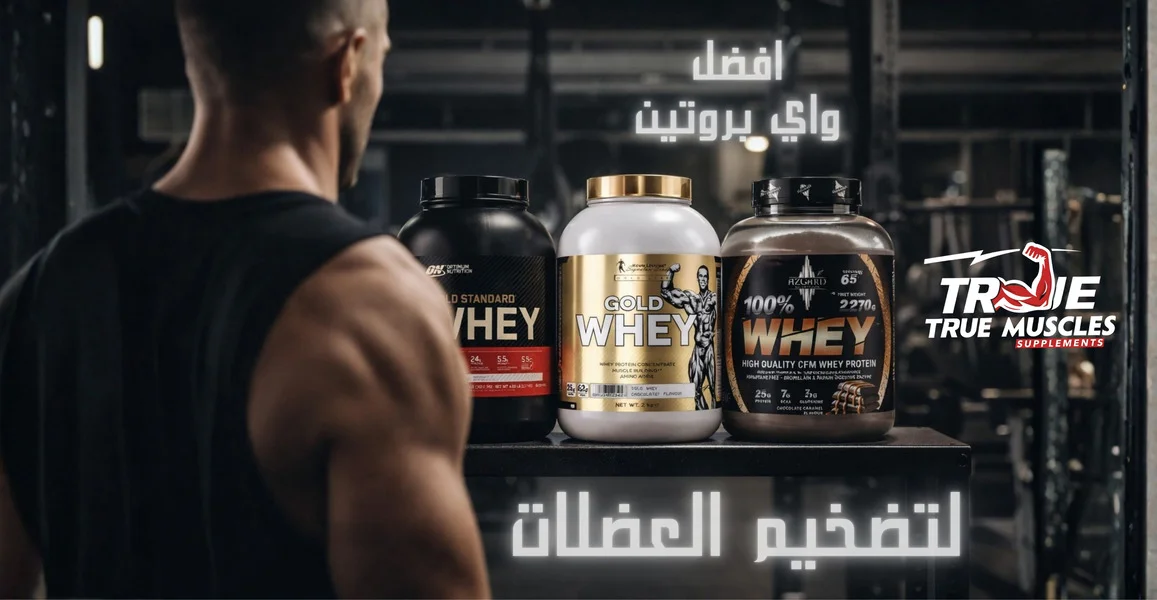 افضل واي بروتين لتضخيم العضلات
