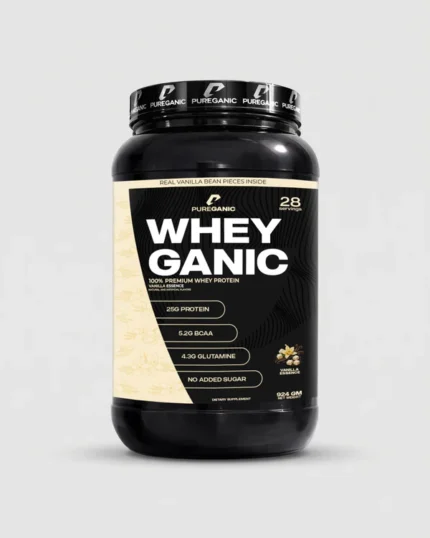 Whey Ganic – واي بروتين بيور جانيك بطعم الفانليا